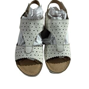 Chic White Women's Sandals